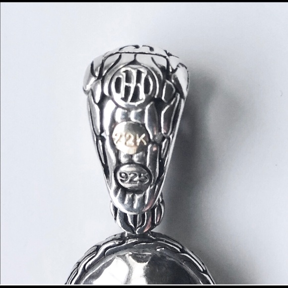 John Hardy Palu gold/silver women’s cross pendant - Picture 7 of 7